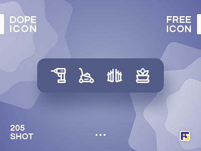 Dopeicon - Icon Showcase 205 animation app branding design dope dopeicon flat freebies icon illustration logo mobile print typography ui vector web design website
