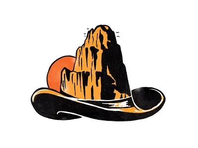 Cowboy Mountain cowboy cowboy hat desert hat mountain western