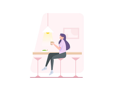 career part 1 cafeteria character coffee fashion lady office