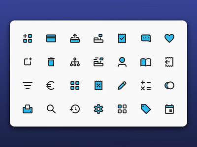 Turbopos Icons app design icon design icon set icons vector