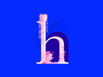 36daysoftype • H 2d 2d art 36daysoftype 36daysoftype h affinitydesigner colorful design flat illustration minimal pastels plants typography vector