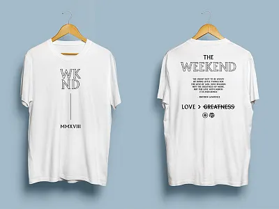 Weekend shirt design conference create design layout merch promo shirt tshirt weekend