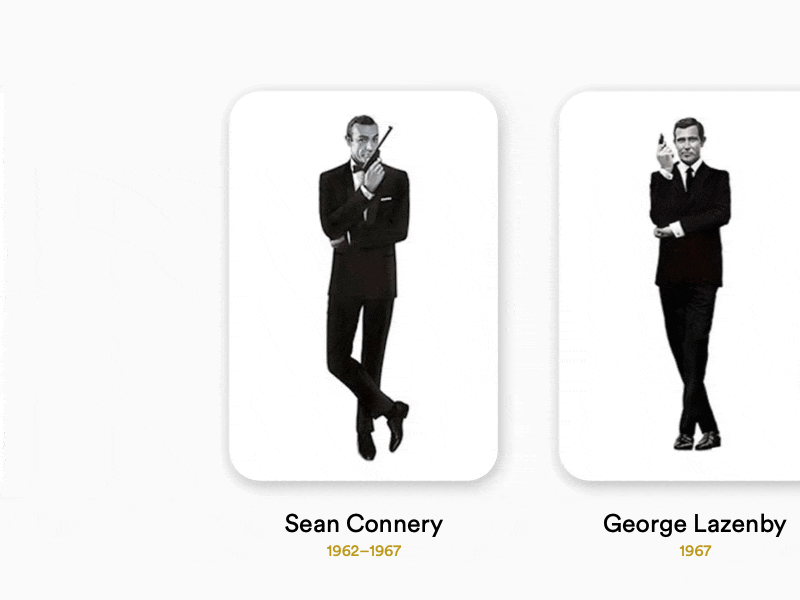 008 - Image Slider 007 21daysofixd animation app desktop image slider james bond slider