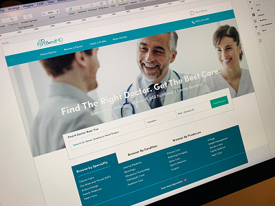 Fort Bend MD - Find a Doctor graphic design icons mobile responsive responsive design ui ui design user experience user interface ux web design