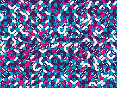 'Mito' Pattern digital art estampa generative geometric geometry illustration pattern pattern design repeating vector