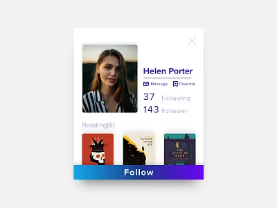 Daily UI Challenge #006 | User Profile adobexd dailyui dailyui006 dailyuichallenge ui userprofile