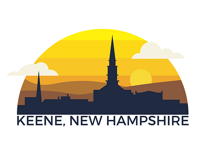 Keene Icon icon keene new hampshire silhouette sunset