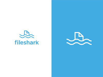 fileshark Logo icon + type graphicdesign icon logo logomark symbol