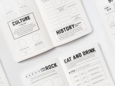 Cleveland East-West Passport Challenge beer book layout local passport print travel type vintage