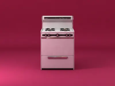 3D Vintage Oven 3d 3ds max advertising design product product render vray