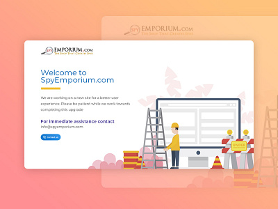 Under Construction Design app design behance concept design dribbble homepage landing page concept landing page ui mockup pop up ui ui concept ui designs ui ux design uidesign under construction user experience design user interface user interface design user interface designer
