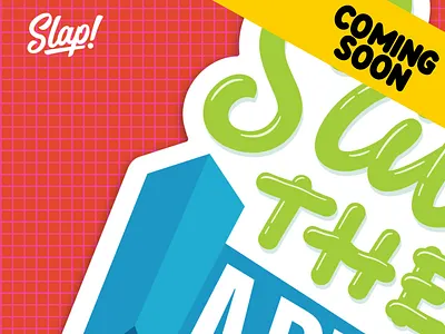 We Give To The Cause Worth Fighting For! art artwork branding colorful design doodle drawing font design fun illustration illustrator inktober lettering save save the arts slaptastick stickers subscription typeface typography