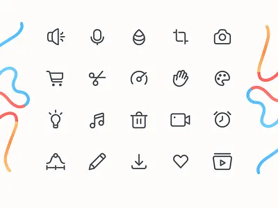 Jumprope App Iconography app app icons icon design icon designer icon set iconography icons iconset jumprope line ui icons web icons