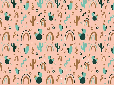 Cacti for Days design digital illustration illustration illustrator pattern pattern art pattern design patterns vector vector illustration