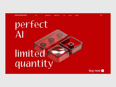 Limited Edition Product Website Design conversion oriented design clarity digital retail ecommerce ecommerce platform edition product limited edition marketing modern store product landing product showcase product website typography ui concept ui design ui structure ux design web design website website design