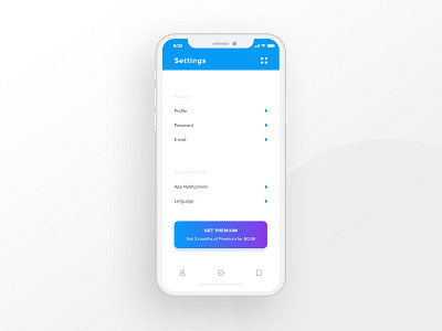 Daily UI Challenge #007 | Settings dailyui dailyui007 dailyuichallenge settingspage