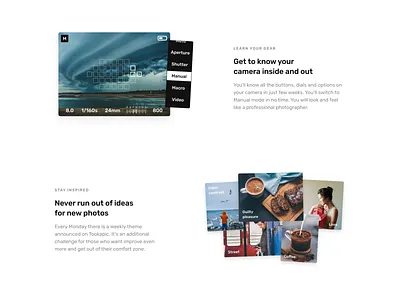 More features benefits clean conversion design features landing landing page minimal photo product product page web web design webdesign website