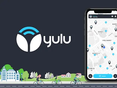 Yulu.bike 2018 app bikes mobility product service ui ux ui design ux design