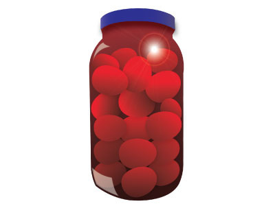 Pickled Eggs art eggs vector illustration weird