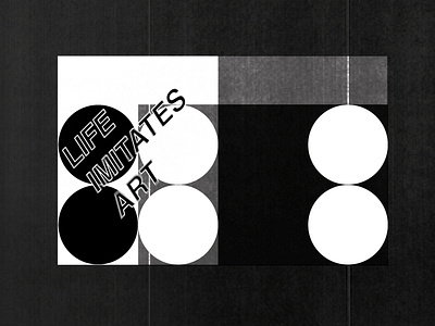 LIFE IMITATES ART branding design graphic design identity illustration lettering poster poster design typography