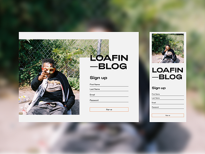 Daily UI 001: Sign Up Form branding dailyui form icon landing page sign up signup ui ux web design website