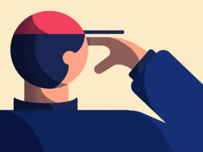 Raptors Fan Close Up 2d 2d flat illustration character character illustration flat geometric illustration man logo man vector minimal vector raptors logo raptors vector red hat red hat vector vector