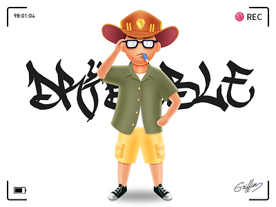 What's up dribbble- my debut illustration ui