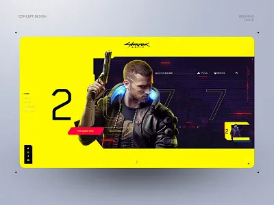 Cyberpunk 2077 cyberpunk game interaction ps4 uidesign uxdesign webdesign website xbox