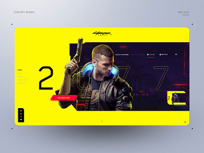 Cyberpunk 2077 cyberpunk game interaction ps4 uidesign uxdesign webdesign website xbox