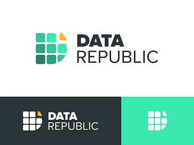 Data Republic Branding Concept brand design brand identity branding concept identity identity design logo