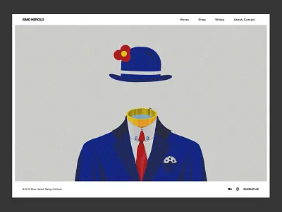 New Portfolio Look 2019 art design illustration minimal personal brand portfolio uidesign web design website