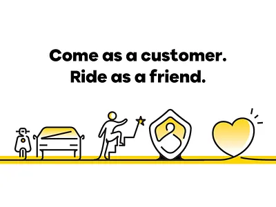 Come & Ride app design branding color illustration interaction design landing page layout logo typography ui uiux vector web design