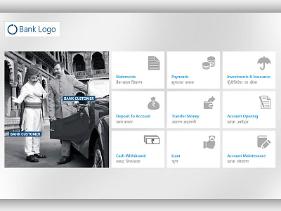 Bank Dashboard bank dashboard bank kiosk application windows 8