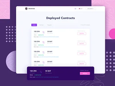 Cryptocurrency Website analytics bitcoin blockchain cryptocurrency dashboard ethereum finance fintech website