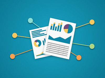 Share Dashboards connections dashboard data visualization email icon illustration network sharing