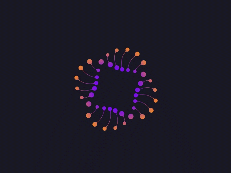 DNA loop3 2d animation after affects after effects animation ui