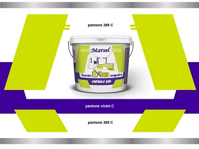 Bucket Marsel Extra White branding bucket bucket design design flexoprint illustration illustrator vector