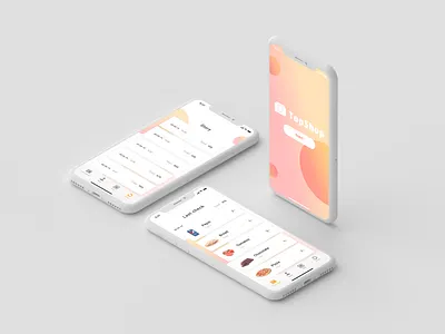 Mobile App for shop without customers and lines app concept design dribbble grey mobile mobile app nikitoz nikitoz design shop ui uiux ux web webdesign
