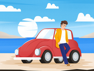 Car illustration car design illustration