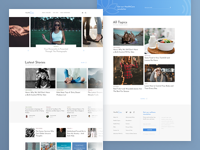 Healthcare Landing page accurate design clean design landing landing page site ui ux