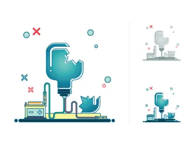 Empty State - No Ideas app branding design empty state flat flat design icon identity illustration illustrator innovation cloud no records ui vector vector art web web art