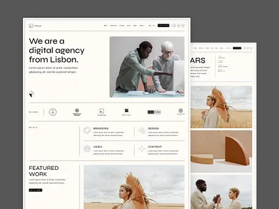 Fylla - Agency Template agency blog creative studio ecommerce freelancer portfolio template ui webdesign webflow website