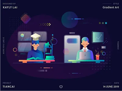 Student / non-student books coffee dark theme employee employer freelance graduated illustration illustrator non student programmer student study work