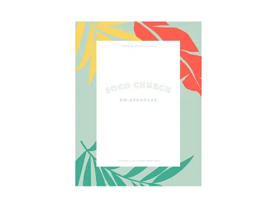 No Coast apparel arkansas church coastal graphic nwa palms shirt summer tee tropical typography