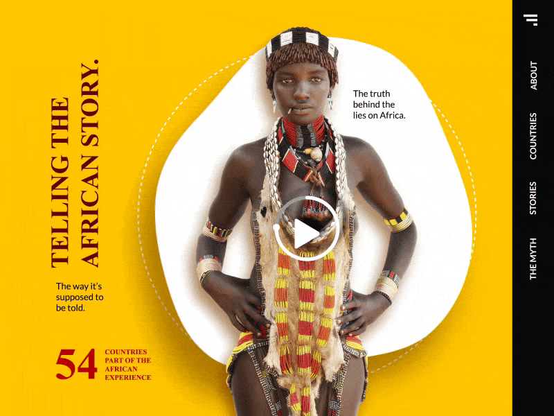 African Story animation felix obinna interaction ui uiux