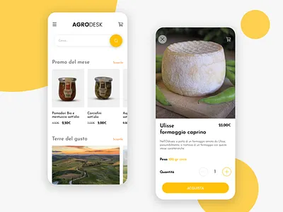 Agrodesk ecommerce app agro app art direction branding design dribble ecommerce farm farmer flow food food app foodie italian food logo market minimal ui ux ux design