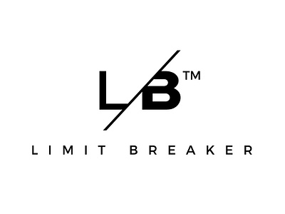 LIMIT BREAKER Logo app apparel branding breaker clothing fashion limit logo logo design lux luxurious luxury luxury brand minimal minimalist panter panter vision shirt simple tech