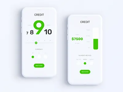 Privat24 Banking App - Credit Calculator app bank banking business calculator clean credit currency design experience finance fintech inspiration interaction interface minimal mobile payment ui ux