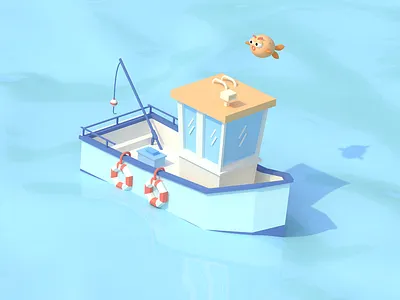 A vacation in the dream c4d