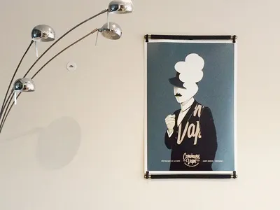 La Commune Vape artwork illustration illustration design men paper poster poster art